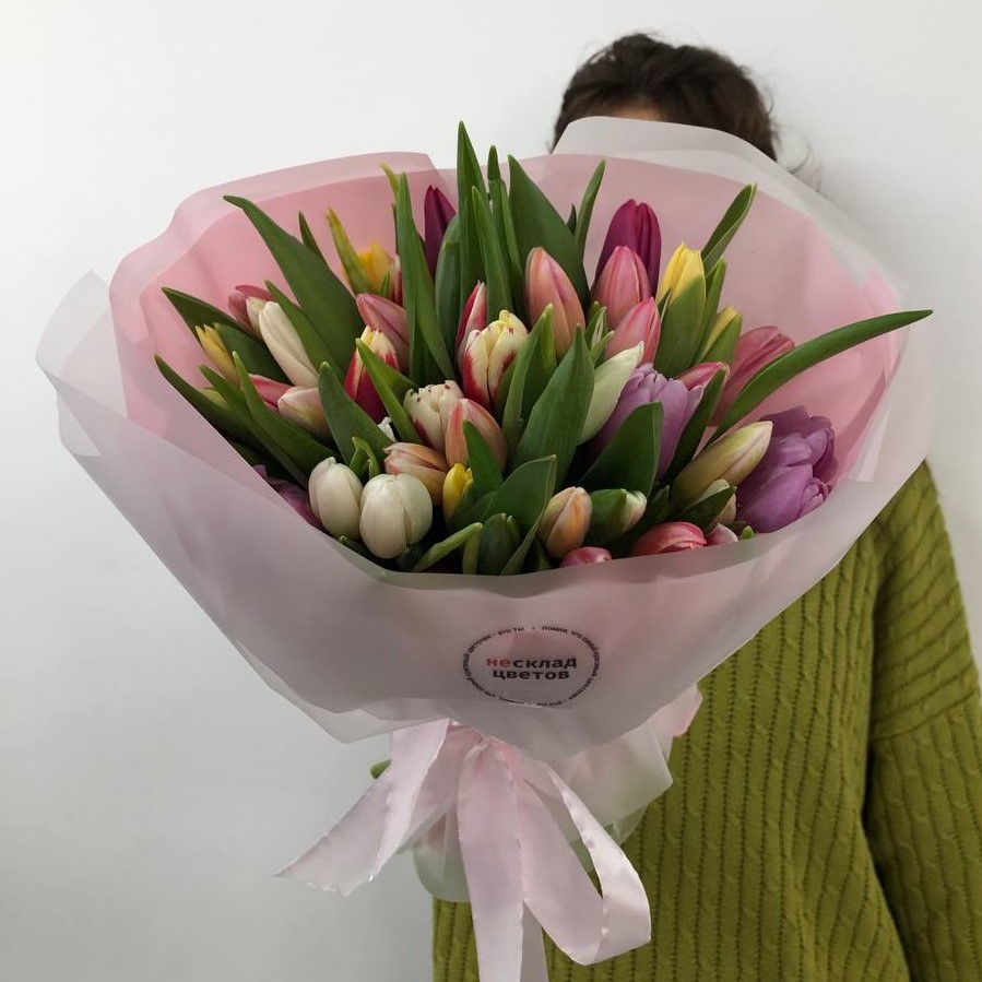 51 ягодный тюльпан микс