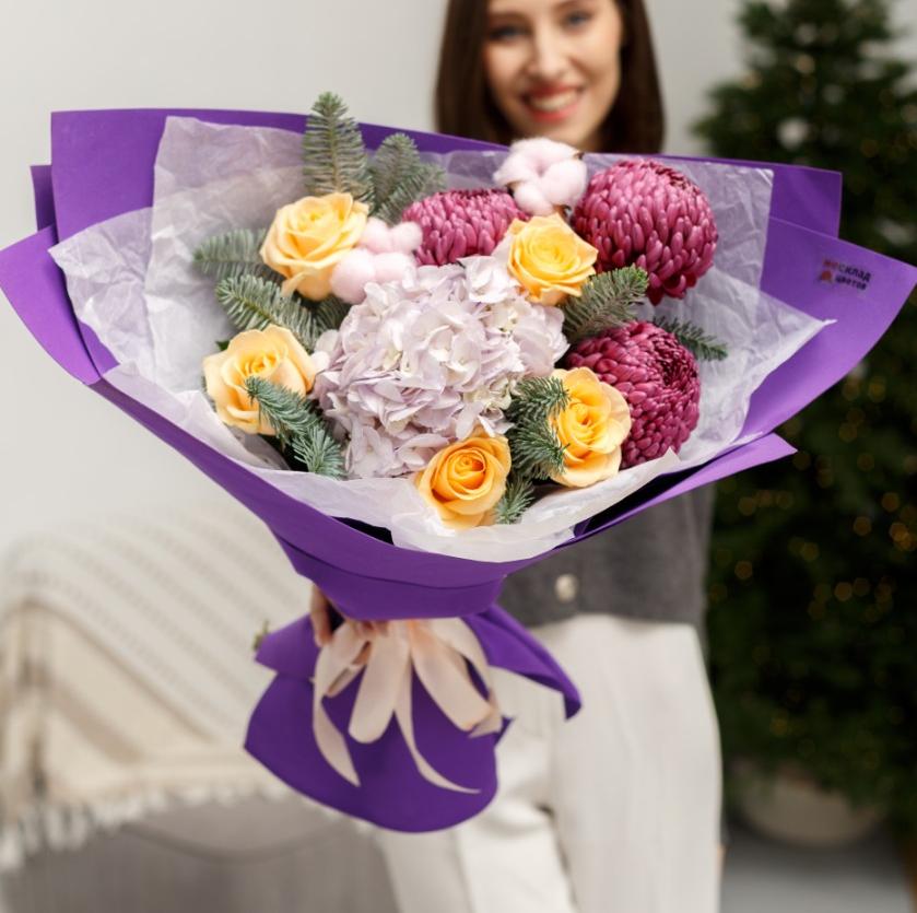 Букет "Путешествие в зиму"