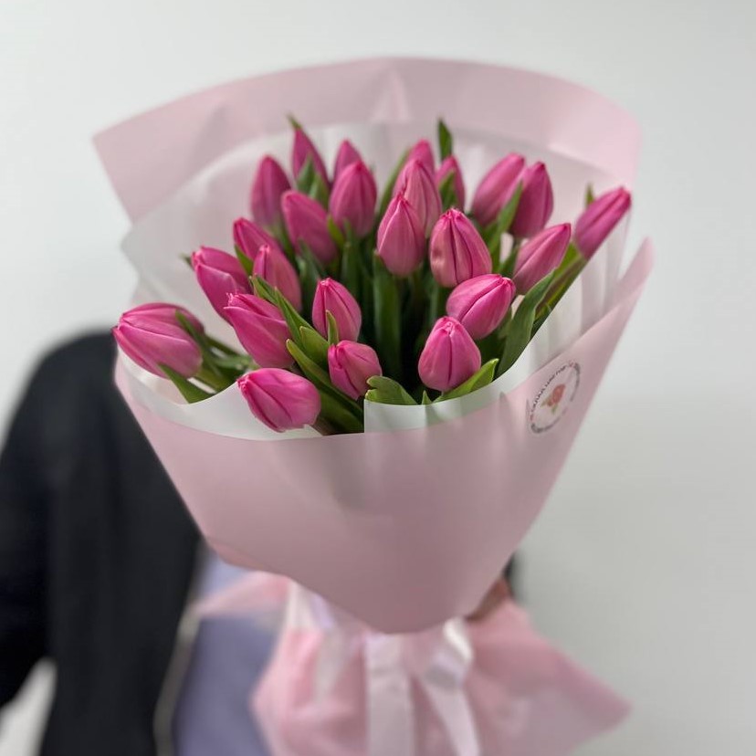 Букет "25 розовых тюльпанов"