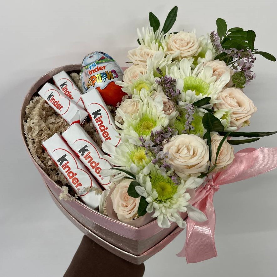 Композиция "Сладкая валентинка"